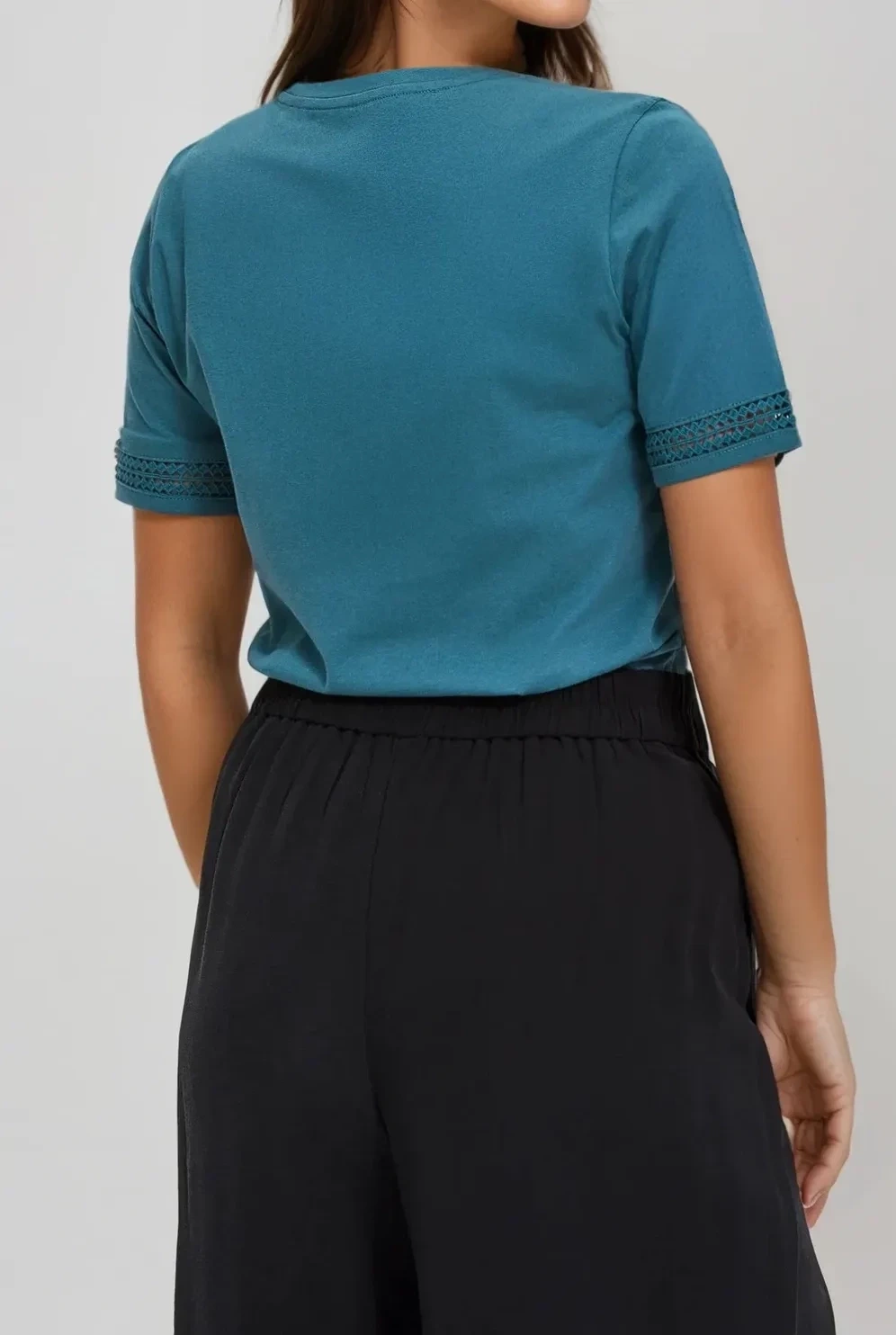 Marisse Green Short-Sleeved Cotton T-Shirt