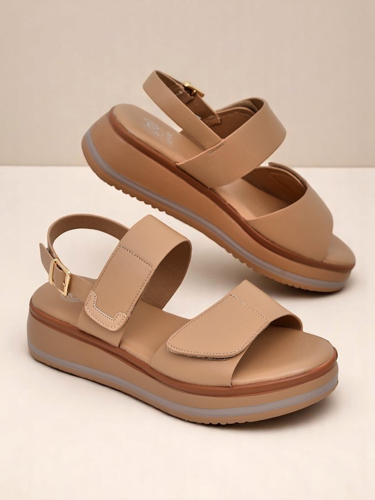 Resti Royal Fashion Women's Thick-Soled Tulip Sandals