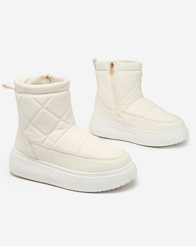 Resti White women's boots a'la snow boots Kacecica