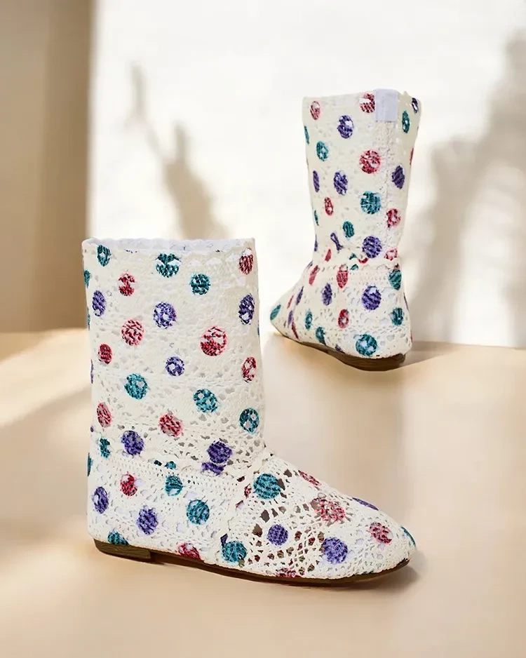 Resti Children's openwork Misuti boots