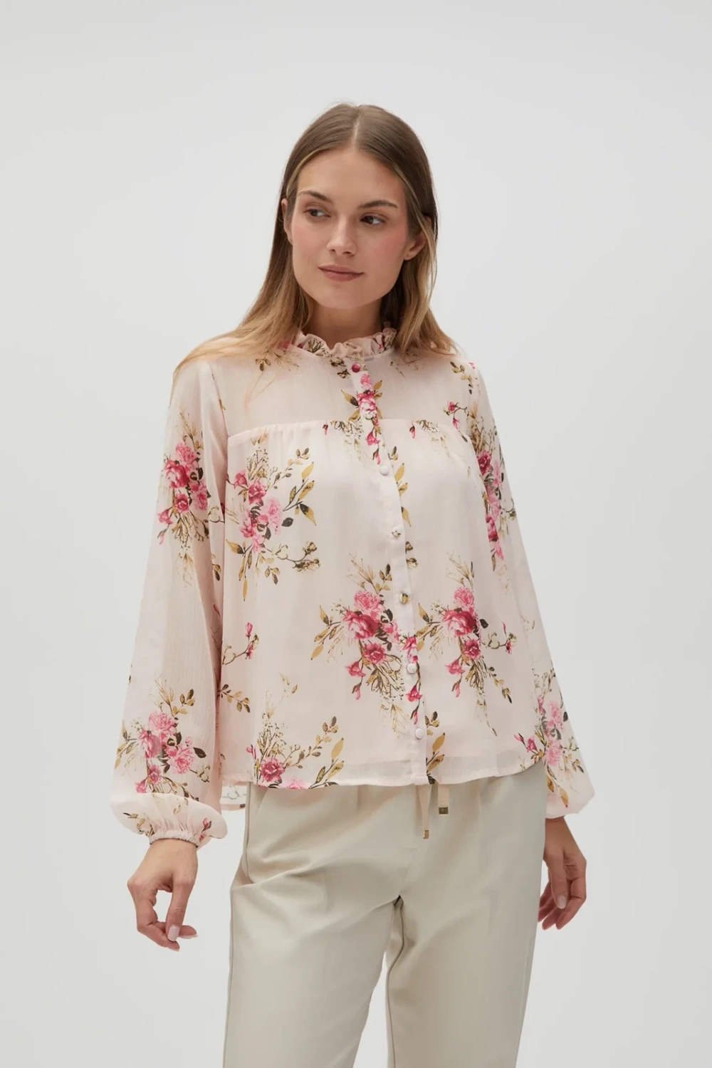 Marisse Women&#039;s Shirt L-Ko-4634 L.Pink