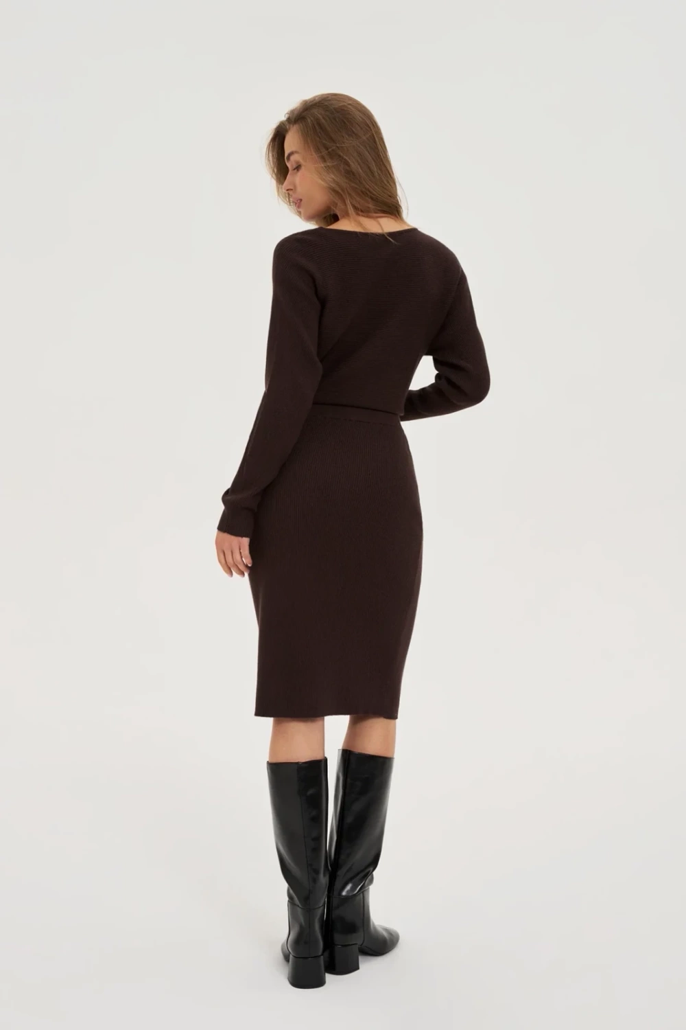 Marisse WOMEN&#039;S SKIRT Z-SC-4800 BROWN