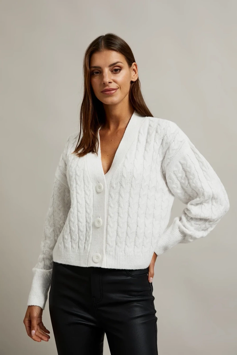 Marisse Women&#039;s Sweater Z-Sw-4521 Off White