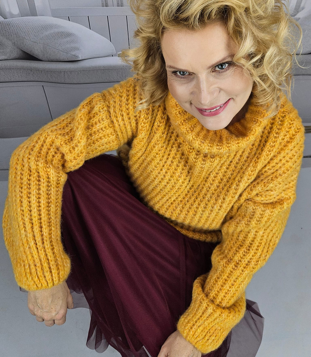 Pri Warm women's turtleneck sweater oversize thick weave nice soft LAPONIA