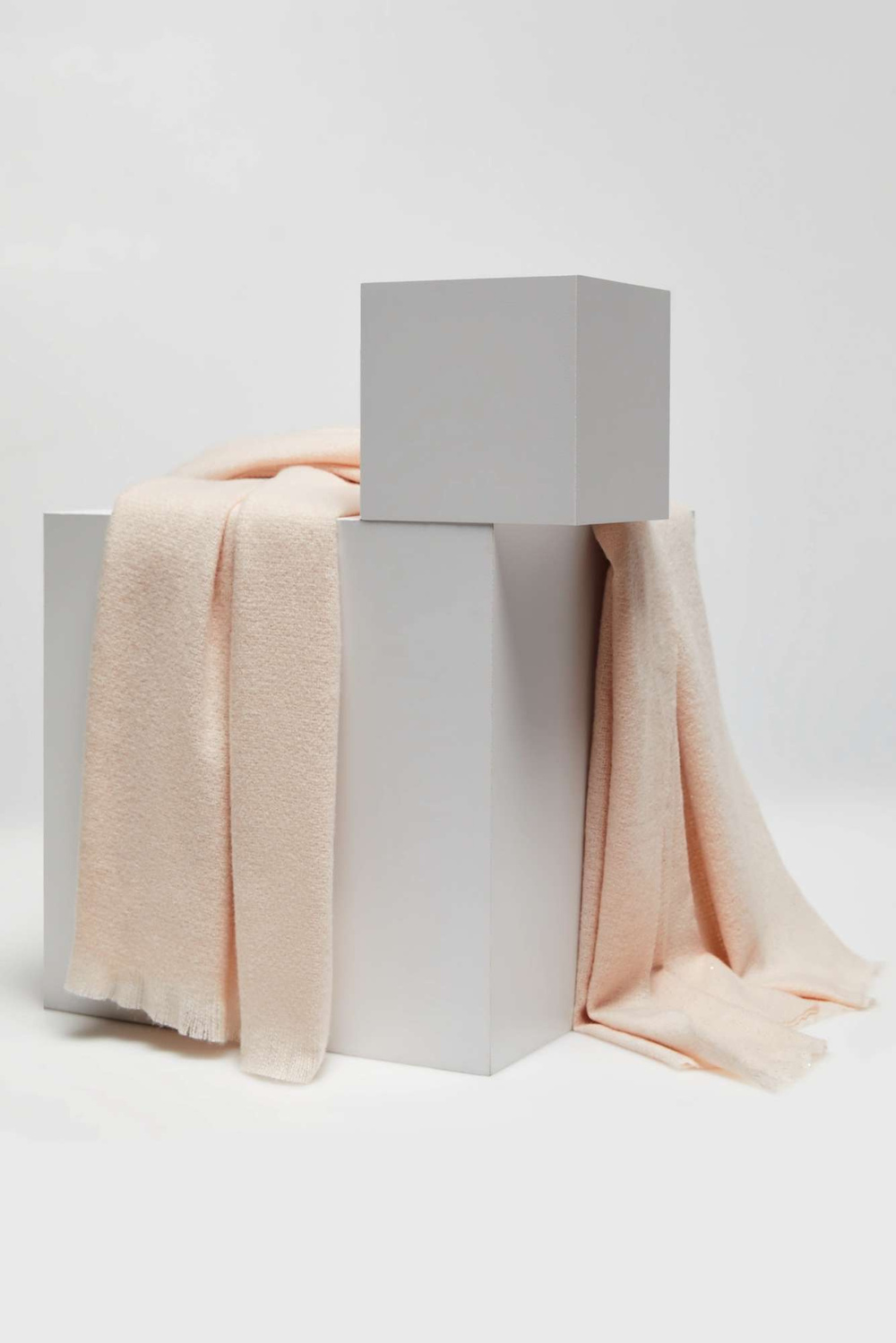 Marisse Smooth Powder Pink Scarf