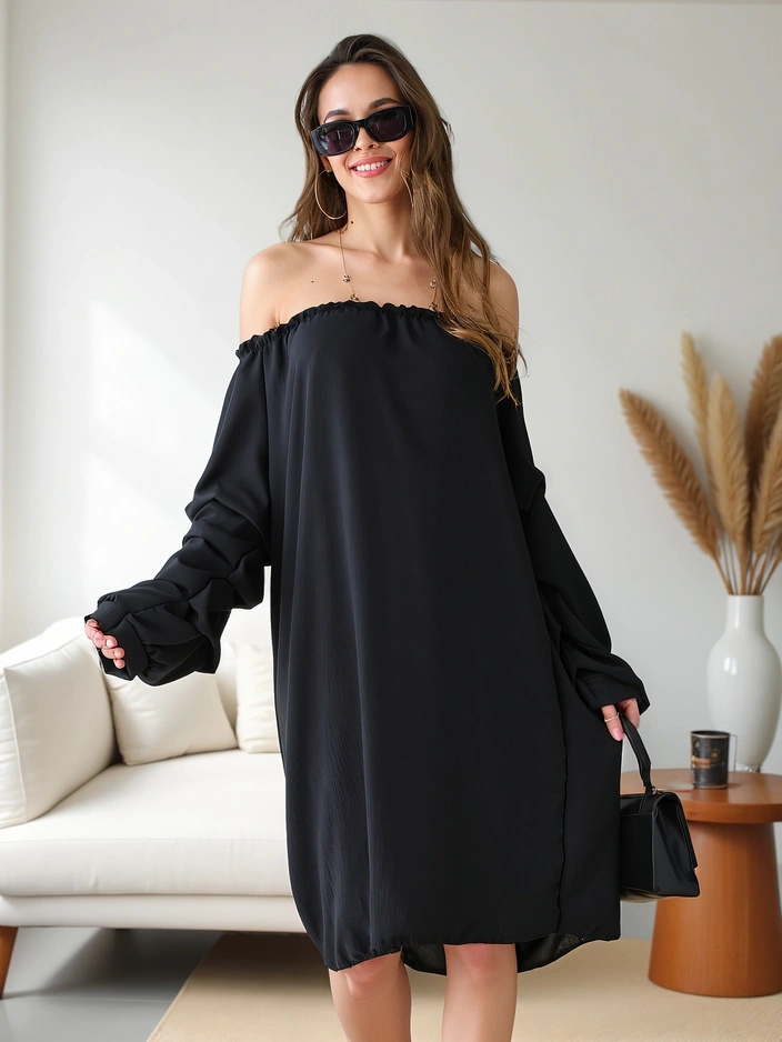 Resti Smooth women's dress a la Spanish with frills