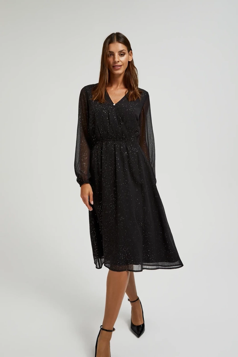 Marisse WOMENS DRESS L-SU-4606 BLACK