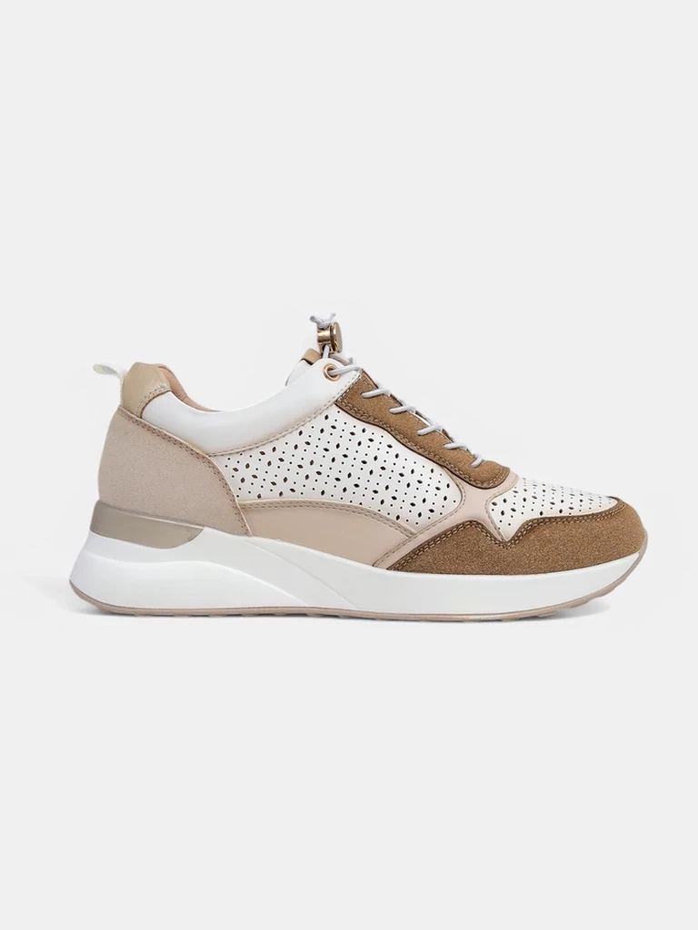 Resti Womens Wedge Sneakers Zerrni