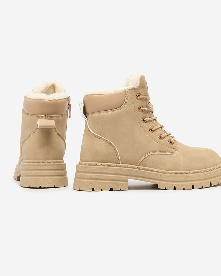 Resti Beige women&#039;s insulated trapper boots Radoras