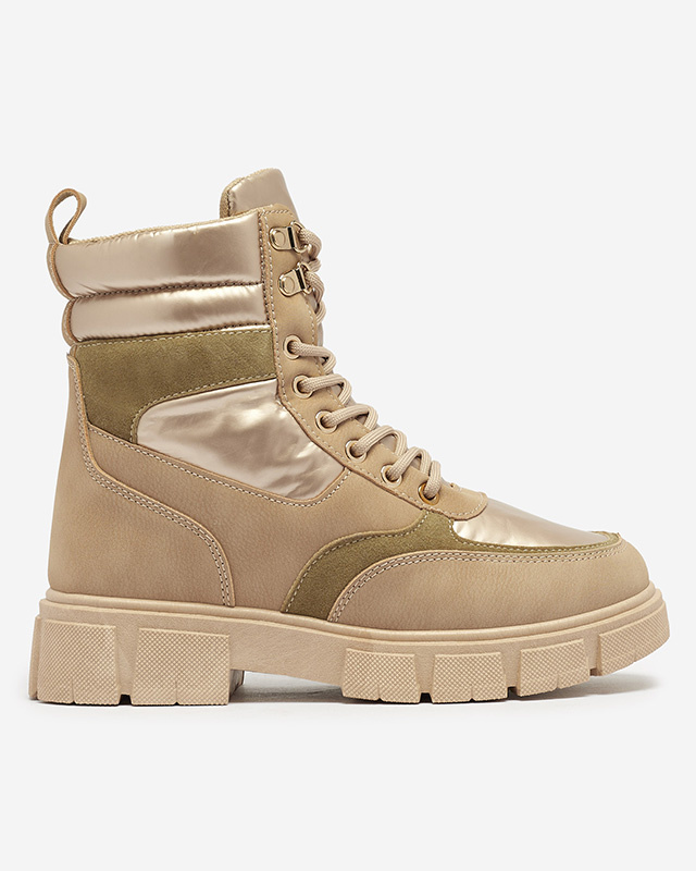 Resti Light brown women&#039;s insulated trapper boots Kasemi- Footwear