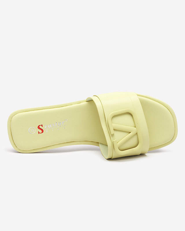 Resti Green women&#039;s eco leather Cartec slippers - Footwear