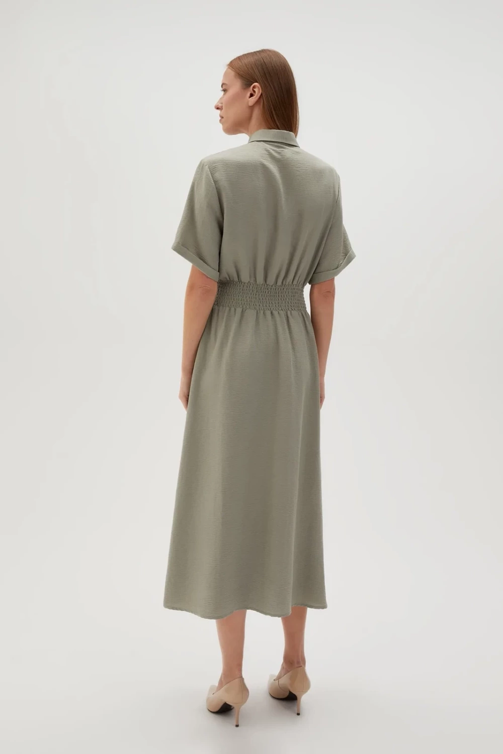 Marisse Women's Dress L-Su-4614 Olive