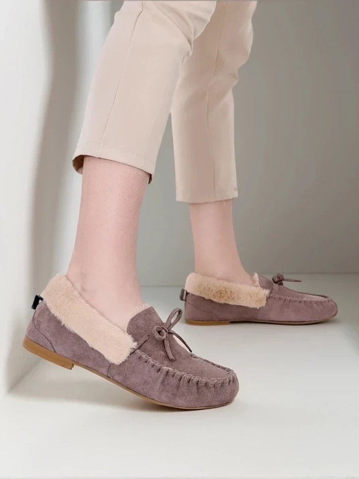 Resti Women's moccasins with fur Ahtikes