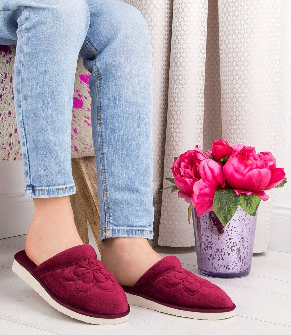 Дамски чехли Natural Style NS-011 Бордо