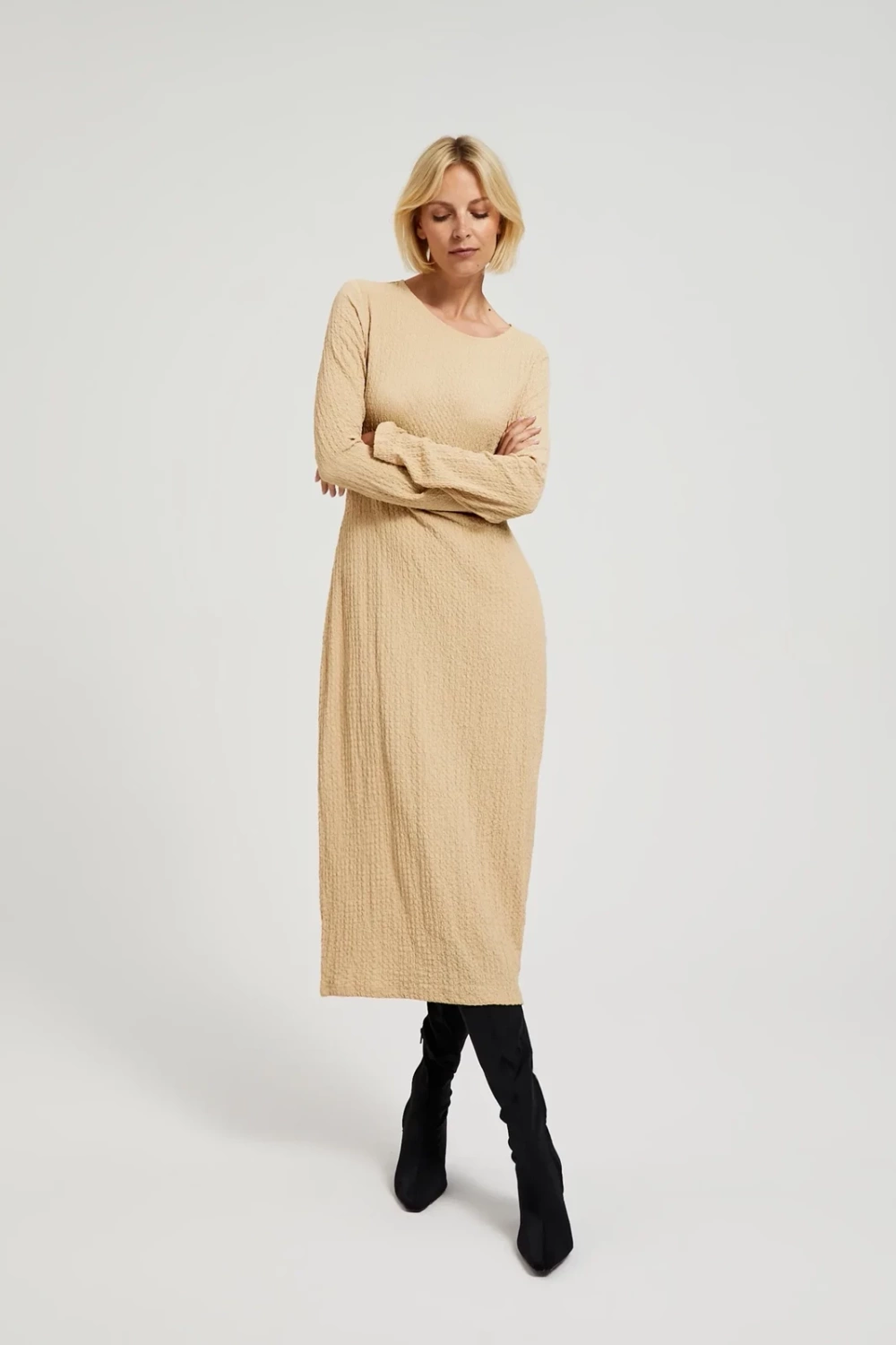 Marisse Women's Dress Z-Su-4505 Beige