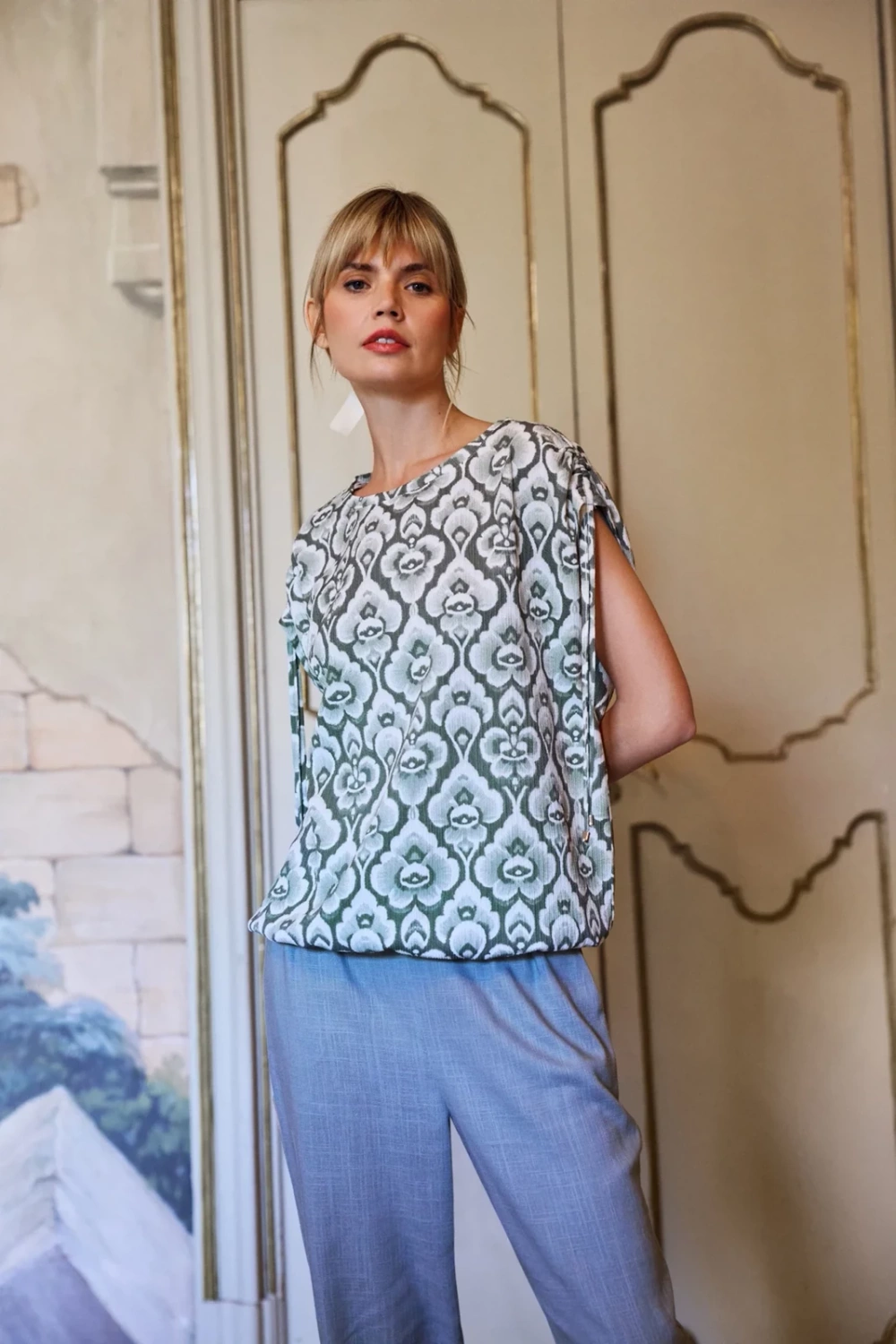 Marisse Womens T-Shirt L-Ts-4674 Olive