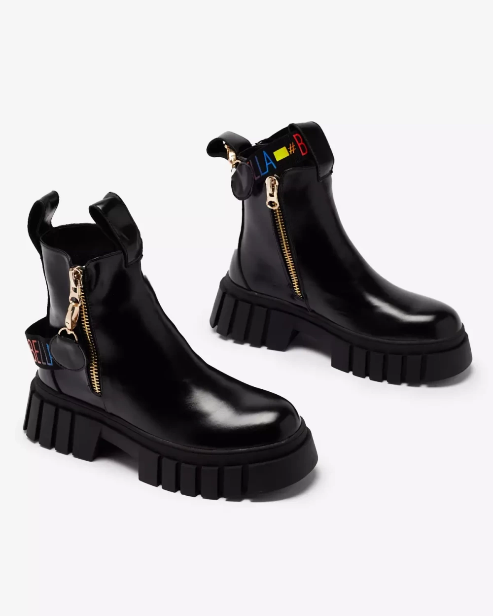 Resti Black women&#039;s eco leather boots Ceriop