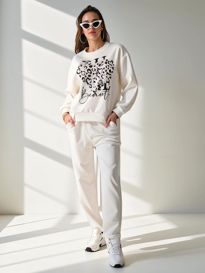 Resti Women's viscose set with print