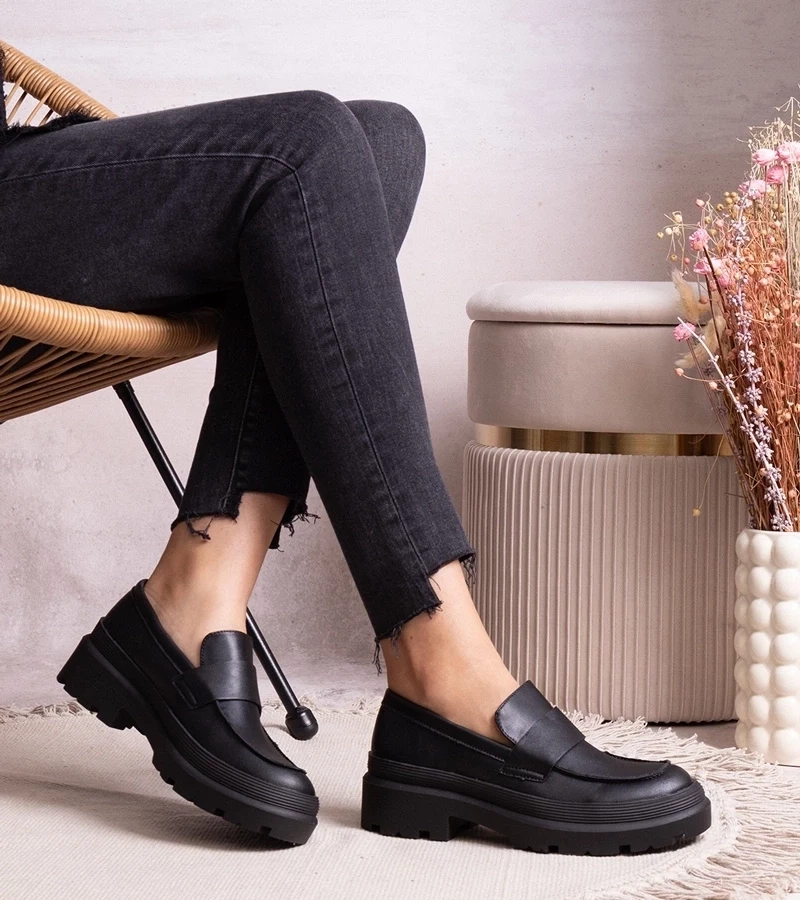 D/CEO Silver loafers Ilana