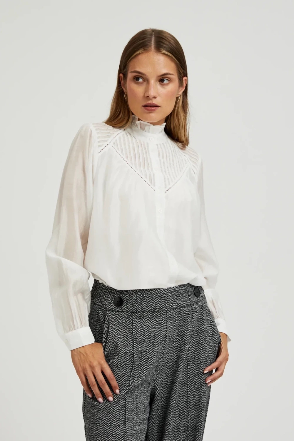 Marisse Women's Shirt Z-Ko-4524 White