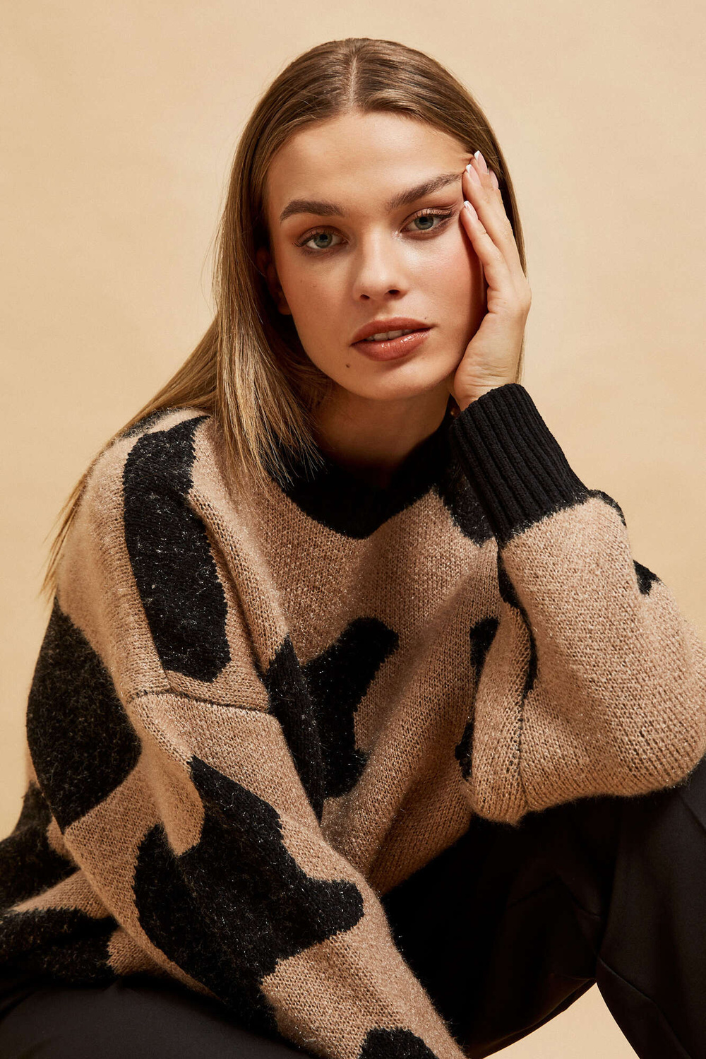 Marisse Patterned Sweater