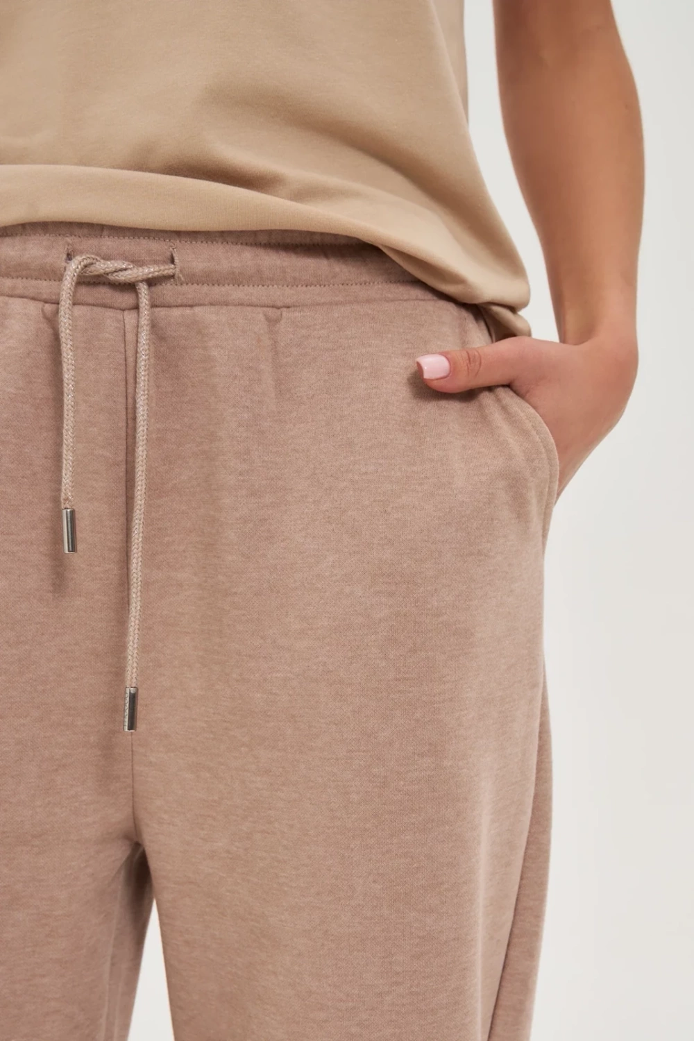 Marisse WOMEN&#039;S JOGGING PANTS Z-DR-4800 L.BROWN MEL