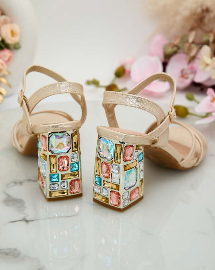 Resti Women&#039;s Solepte rhinestone post sandals
