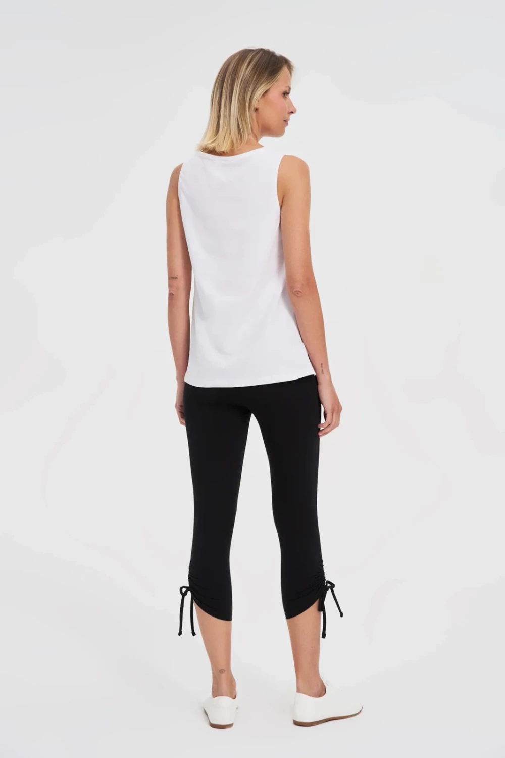 Marisse Black Cotton Leggings