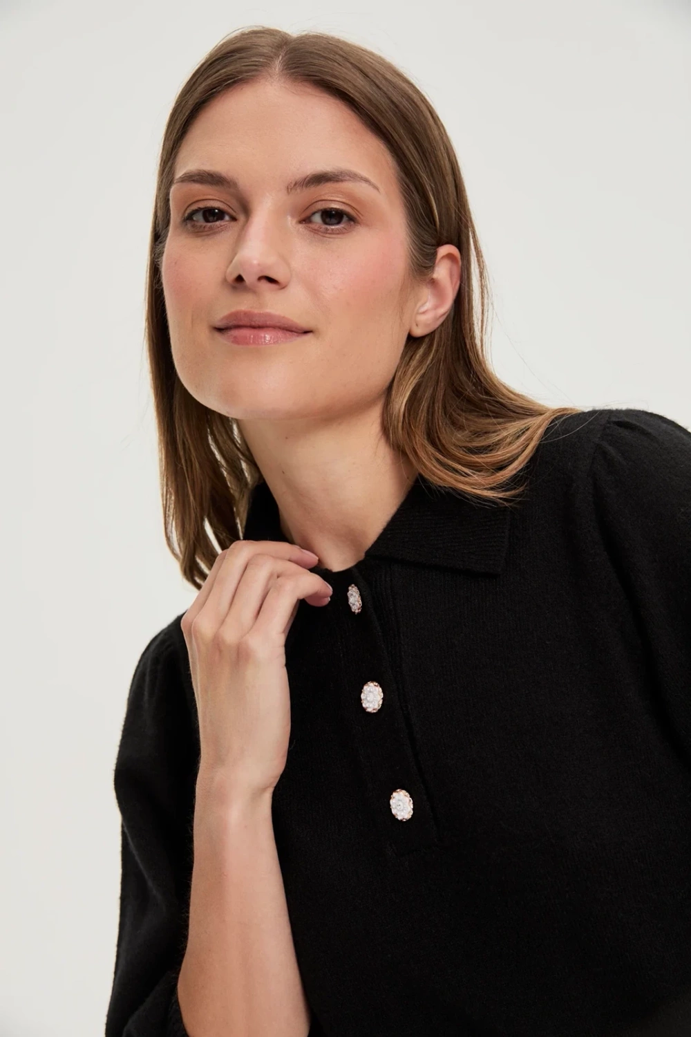 Marisse WOMEN'S SWEATER Z-SW-4811 BLACK