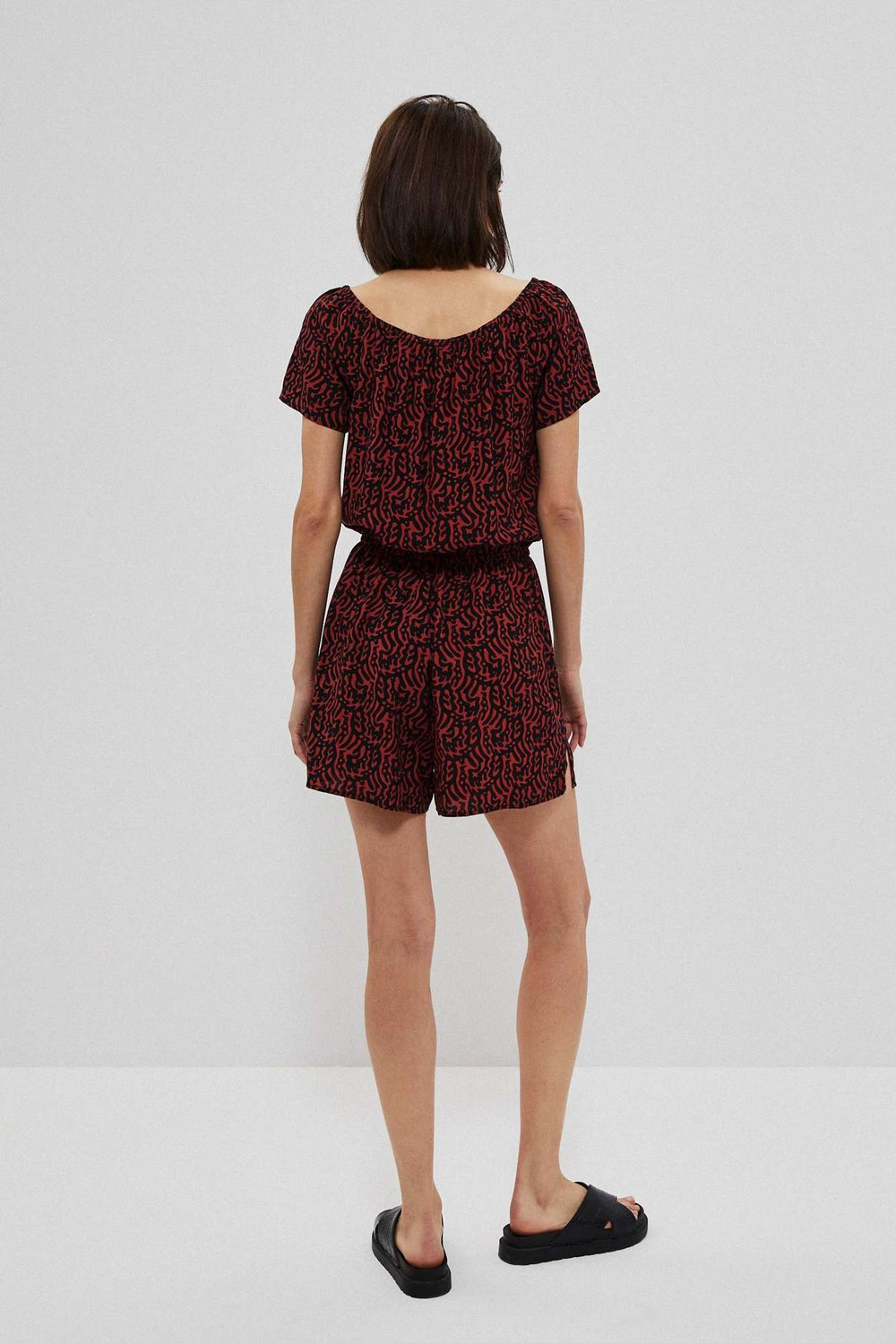 Marisse Short Viscose Jumpsuit L-Su-3753 Magma