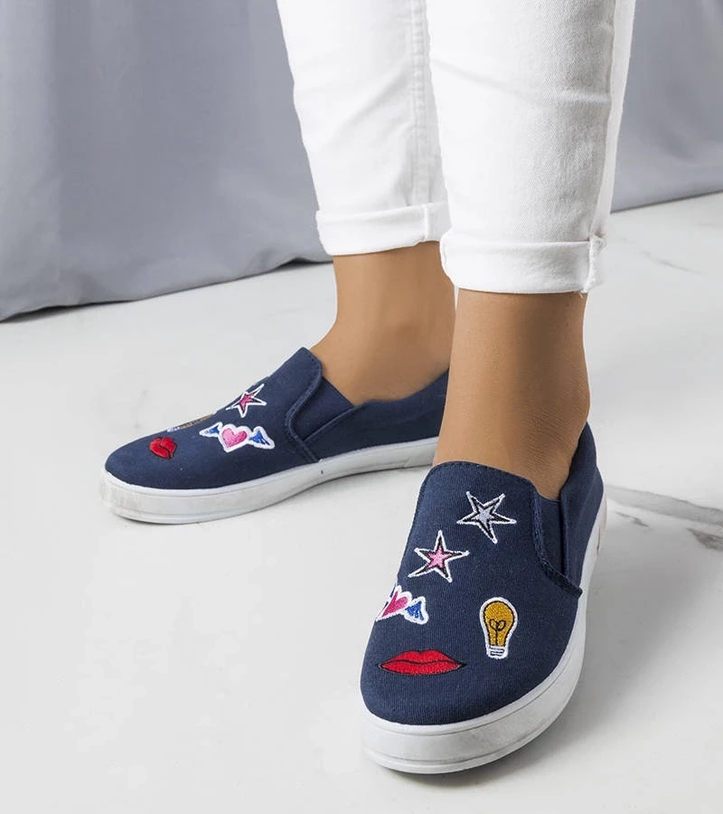 D/CEO Black slip on Anais