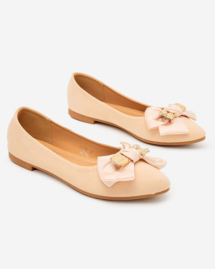 Resti Women's ballerinas pointed toe with bow Retripo