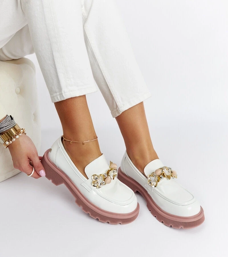 D/CEO Silver loafers Ilana