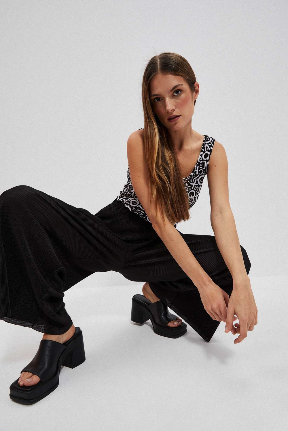 Marisse Women's Trousers L-Sp-4021 Black