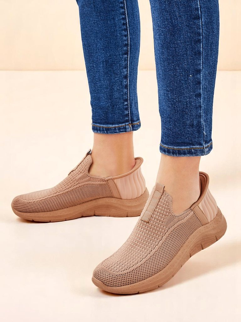 Resti Women's Slip-On Textile Sports Shoes Secat