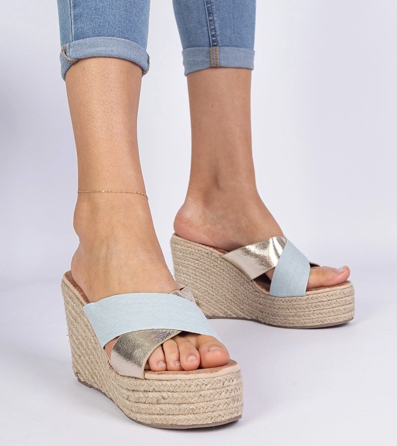 Gemre Sandale din denim cu platformă Lerada