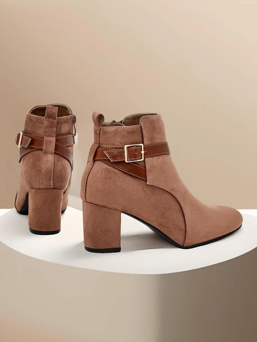 Resti Women's chunky heel ankle boots Eloron