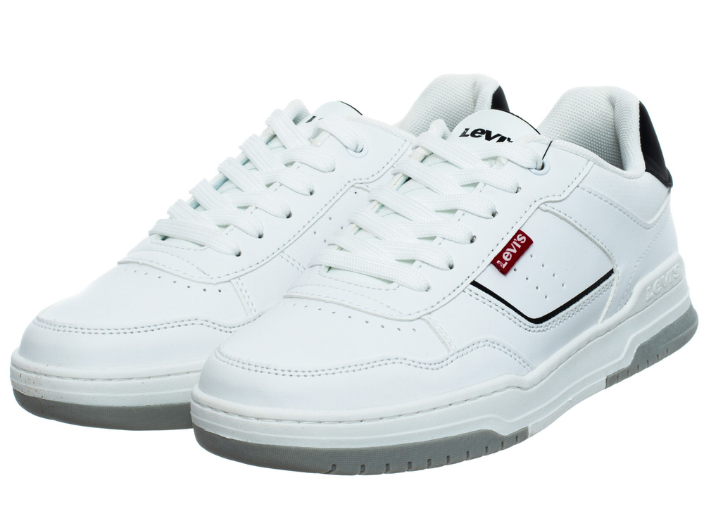 Levi's dámske tenisky John Se biele/čierne
