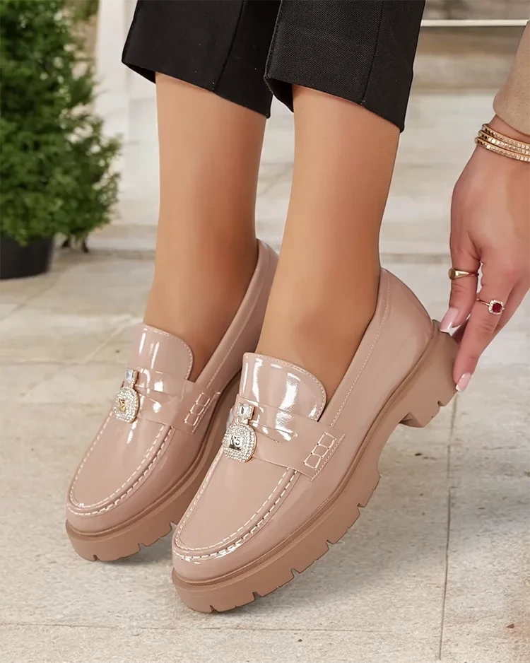 Resti Women&#039;s lacquered moccasins Bemies