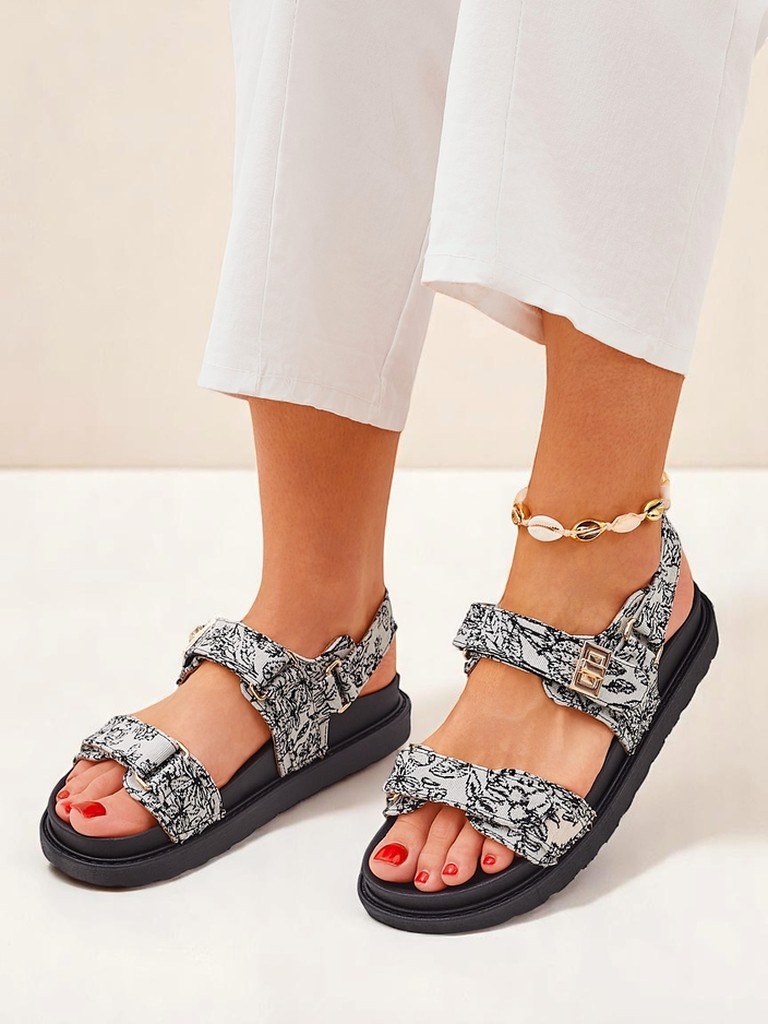 Resti Royal Fashion Women's Sandals with Aloe Print