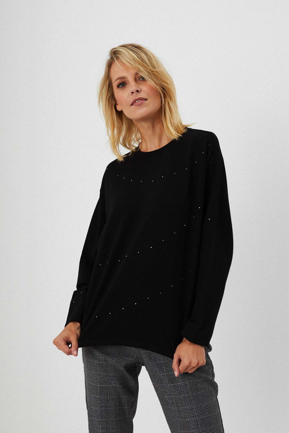 Marisse Sweatshirt Z-Bl-3620 Black