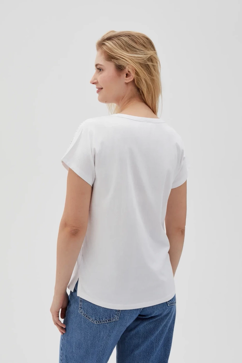 Marisse Women's T-Shirt L-Ts-4635 White