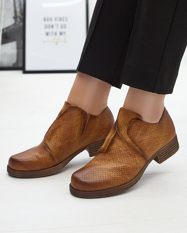 Resti Camel womens eco leather half boots Ilioppa- Footwear