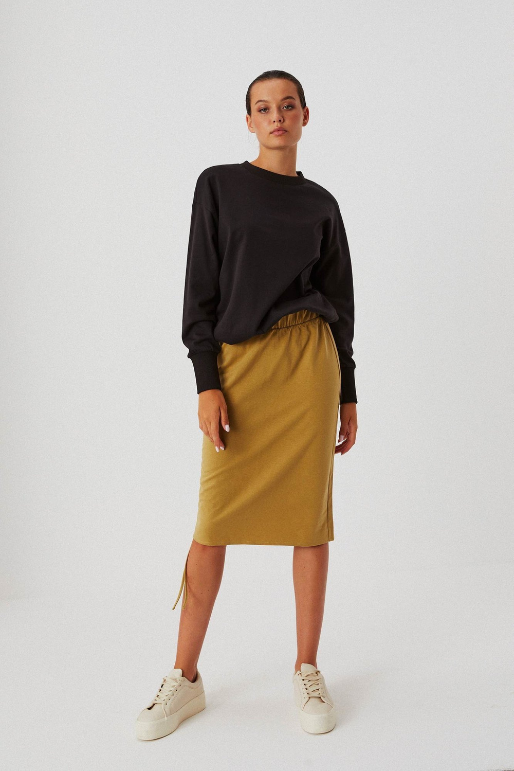 Marisse Smooth Skirt With Cuff Z-Sc-3600 Olive