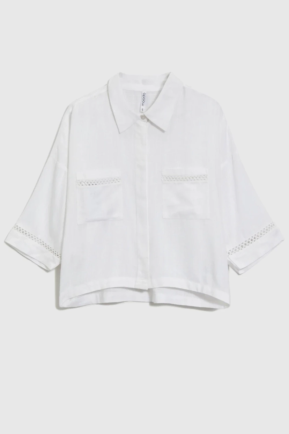 Marisse Short White Shirt