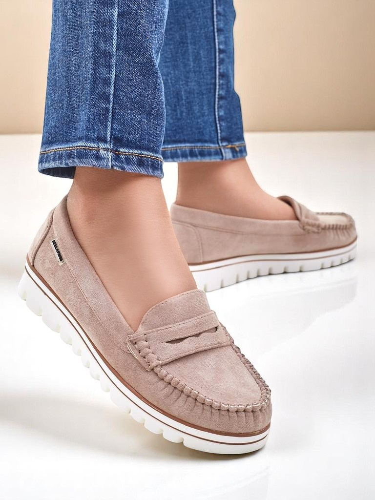 Resti Womens eco-suede moccasins Bellisse