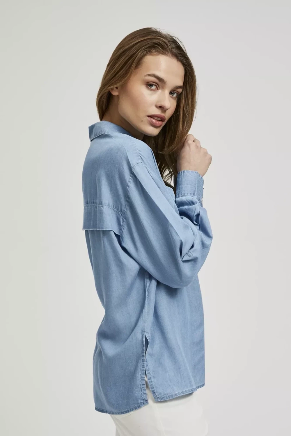 Marisse Women&#039;s Shirt L-Ko-4306 L.Blue