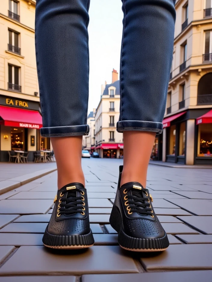 Resti Women's sporty perforated sneakers Jovenes