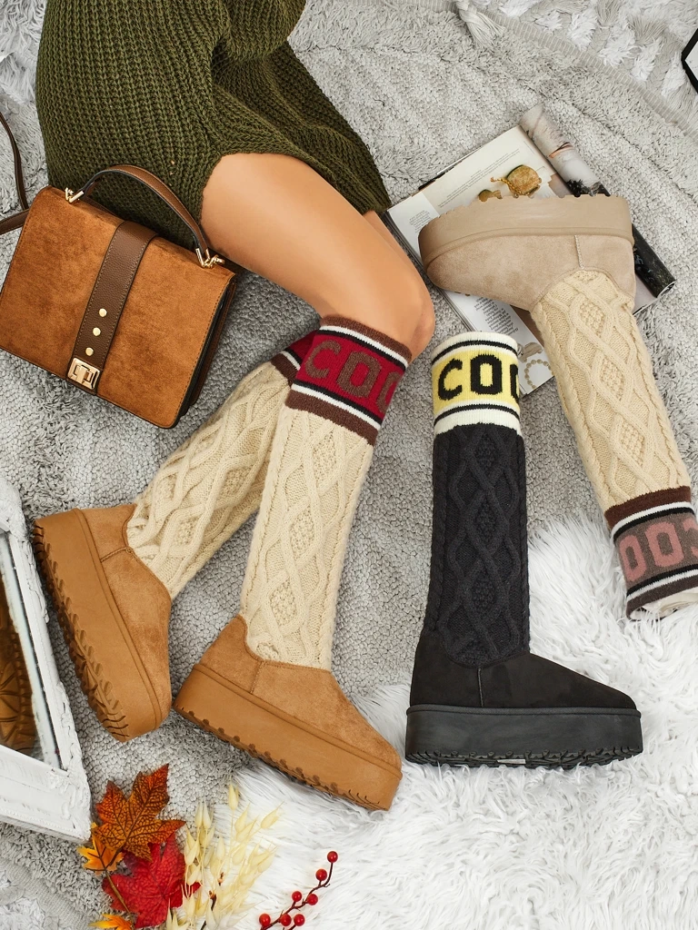 Dámské sněhule Resti High s Anane úpletem