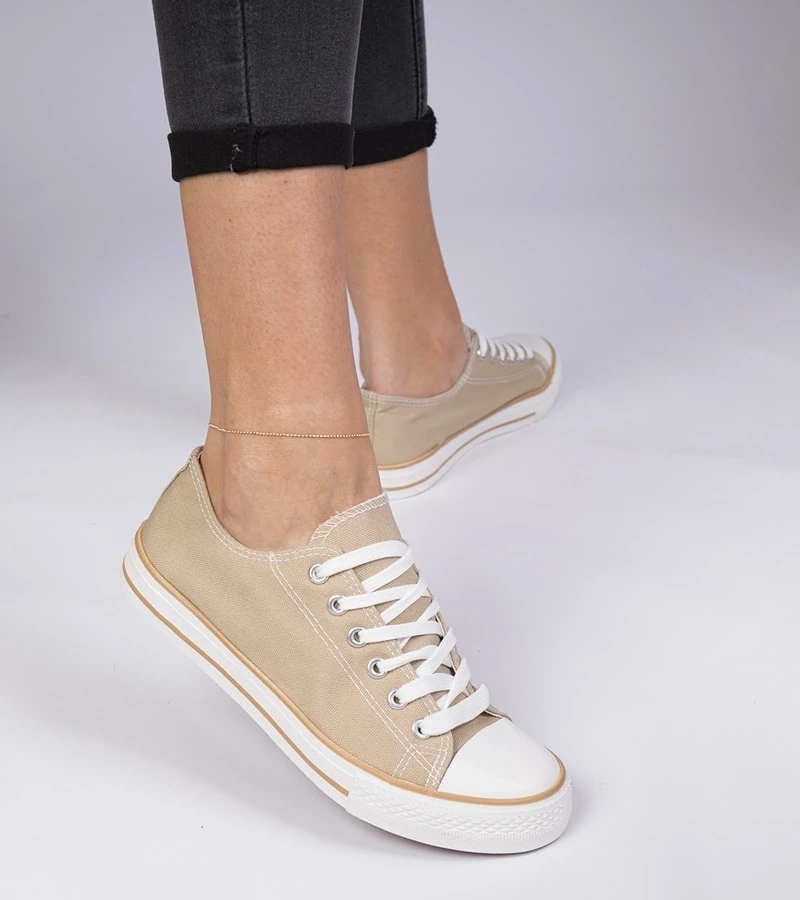 Gemre Pantofi sport clasici bej pentru femei Menfis